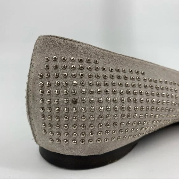 Balenciaga y2k Gray Studded Ballet Flats - Picture 11 of 16